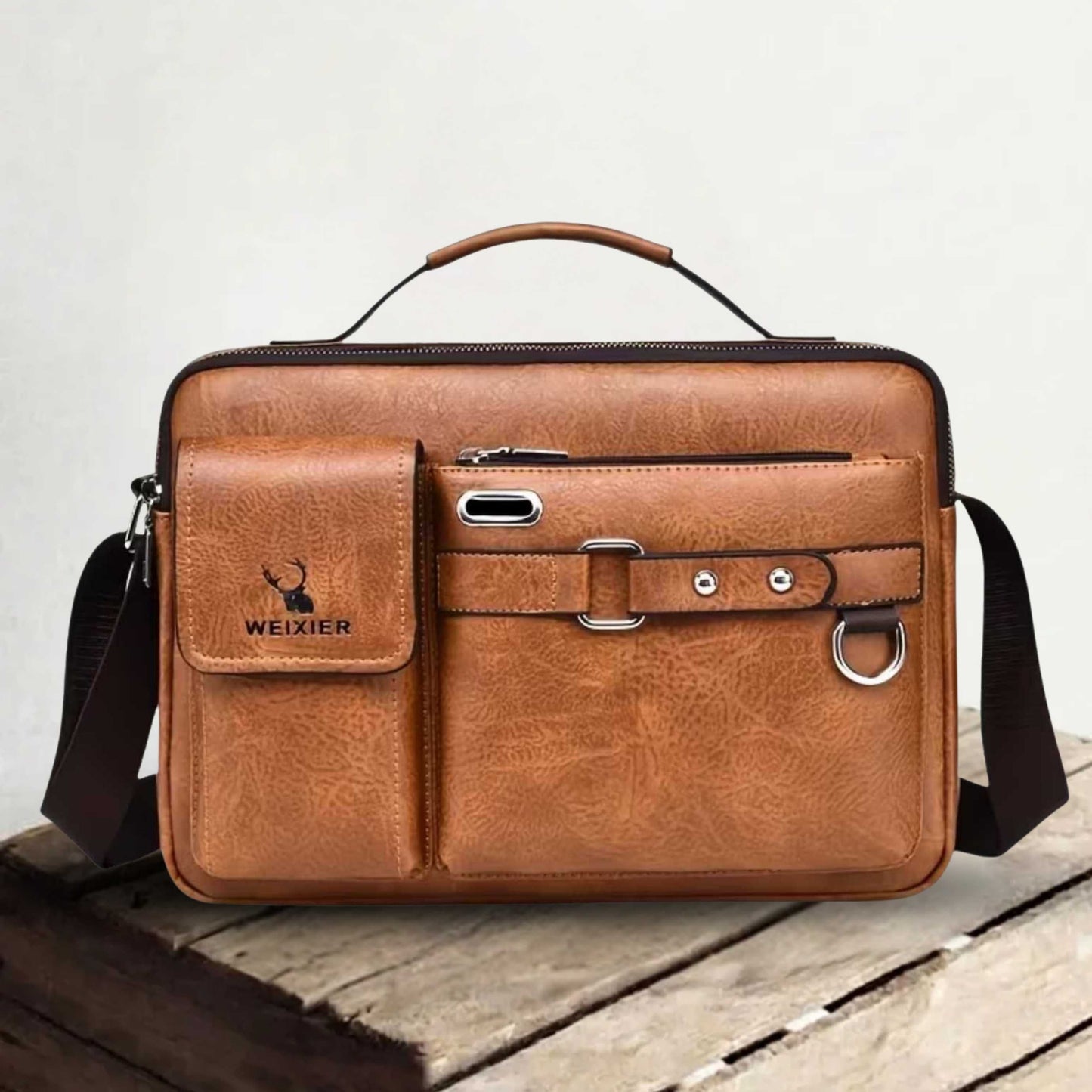Timo | Compact bag made of Genuine Leather for on the go