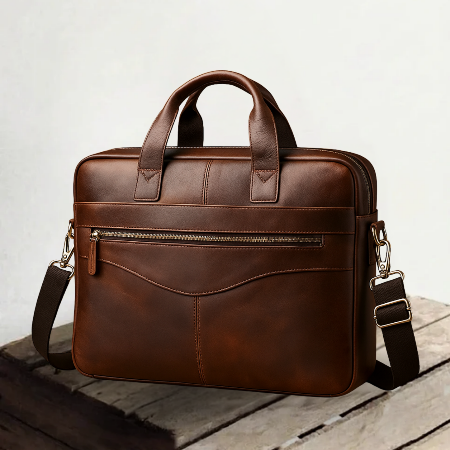 Tyler | Spacious bag made of Genuine Leather for work