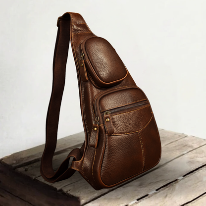 Zachary | Sturdy shoulder bag made of Genuine Leather