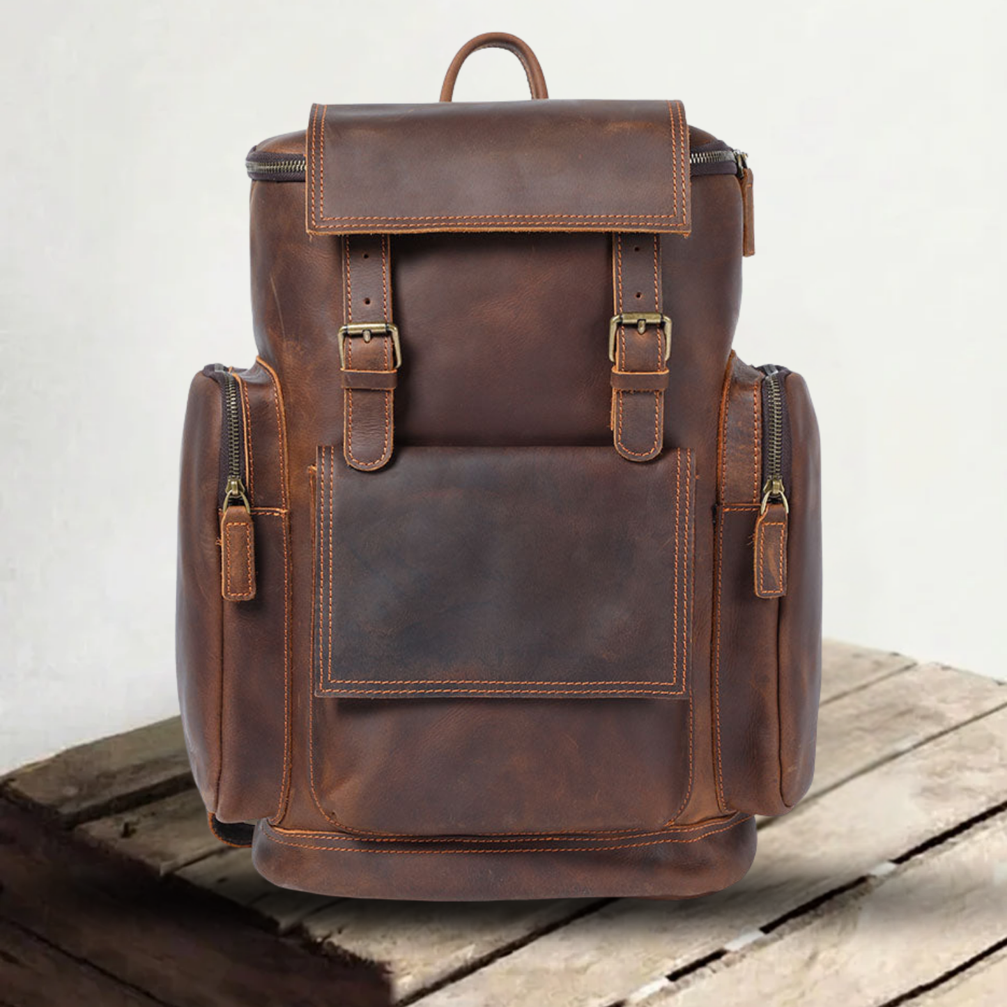 Charles | Laptop backpack made of Genuine Leather