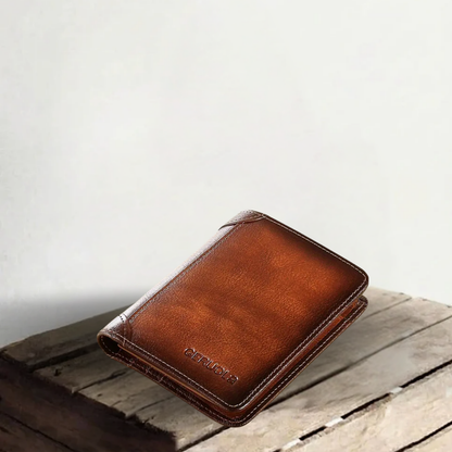 Richard | Leather wallet made of Genuine Leather with RFID protection
