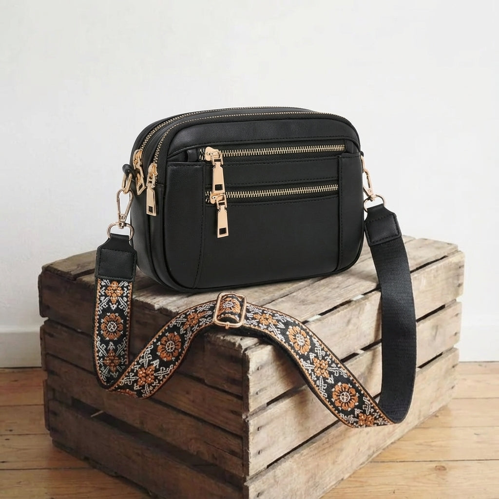 Isabella | Hands free, everything with you — Leather Crossbody Bag