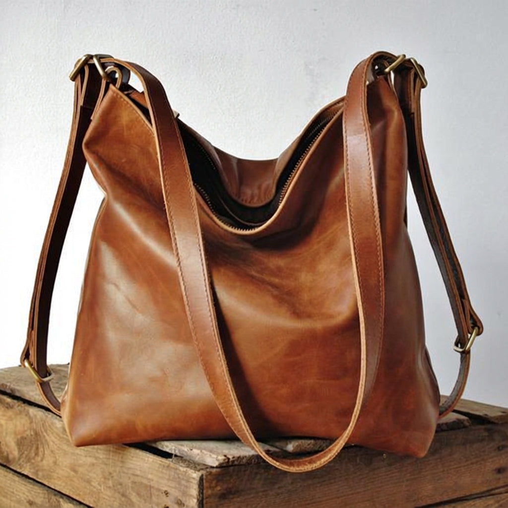 Emma | Simple and timeless — Leather Shoulder Bag