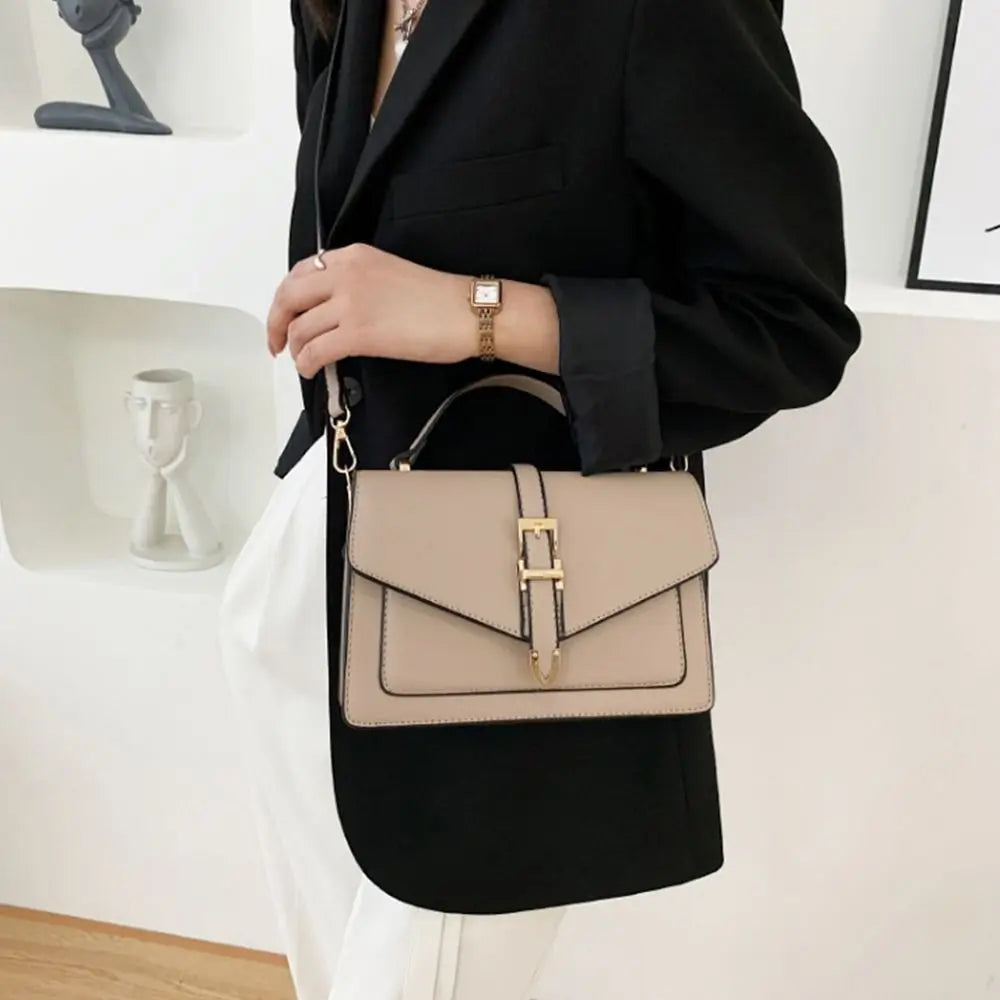 Lina | Never search again — Classic Leather Shoulder Bag