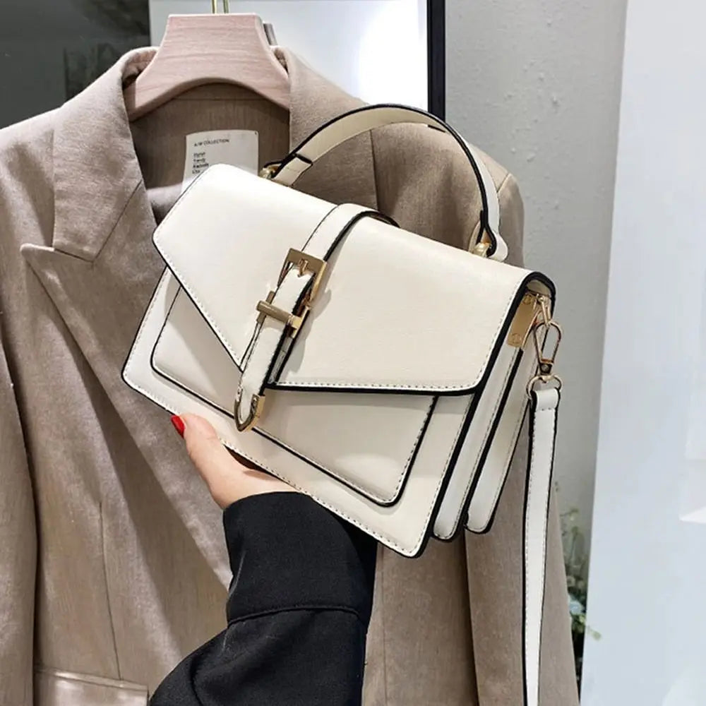 Lina | Never search again — Classic Leather Shoulder Bag