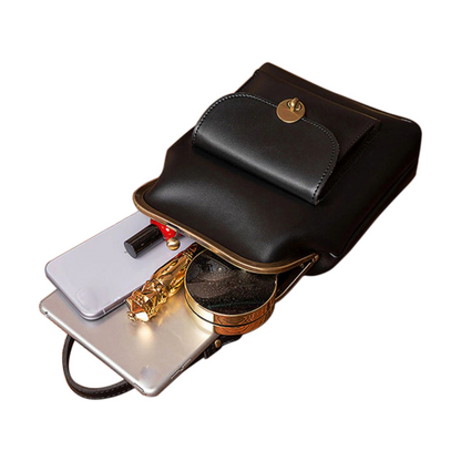 Vintage Kiss-Lock Tas - Retro Chic Essentieel