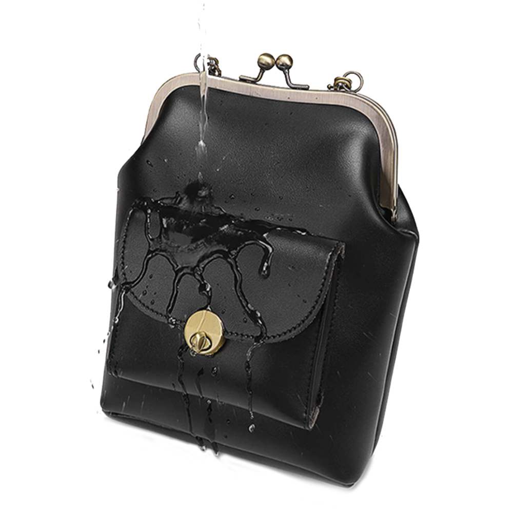 Vintage Kiss-Lock Tas - Retro Chic Essentieel
