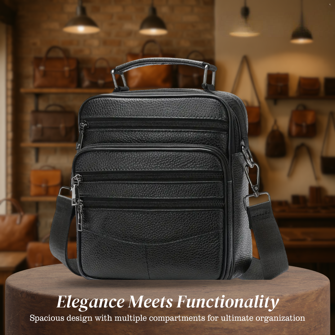 Jacob | Sturdy shoulder bag made of Genuine Leather