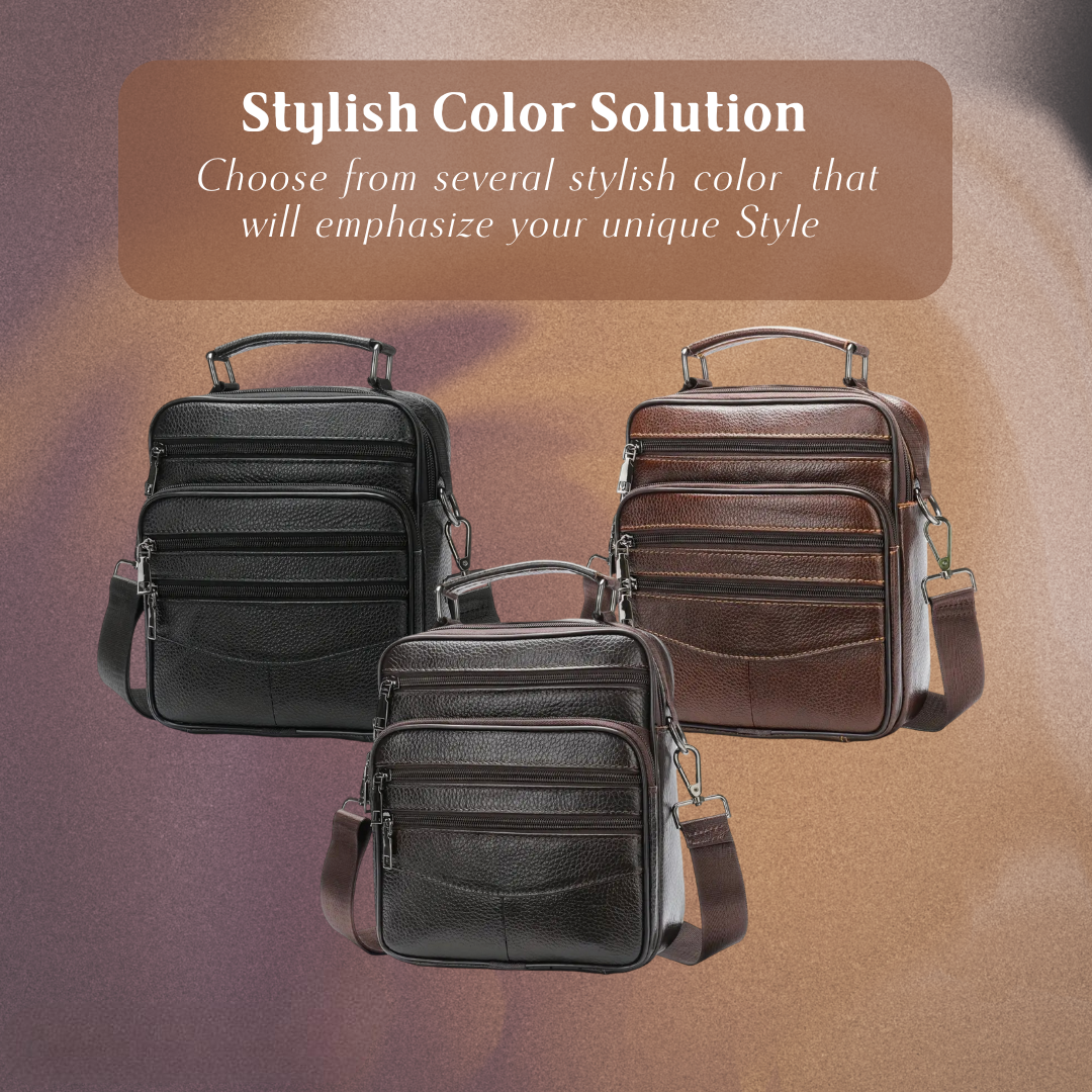 Jacob | Sturdy shoulder bag made of Genuine Leather