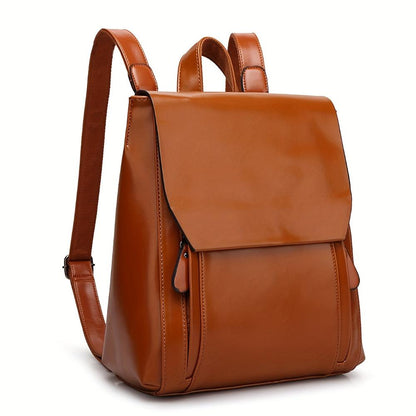 Lina | Both hands free — Leather Backpack for Work