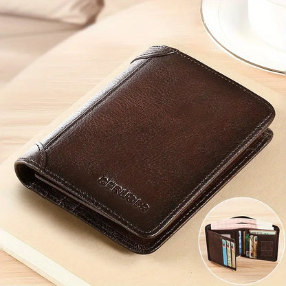 Richard | Leather wallet made of Genuine Leather with RFID protection