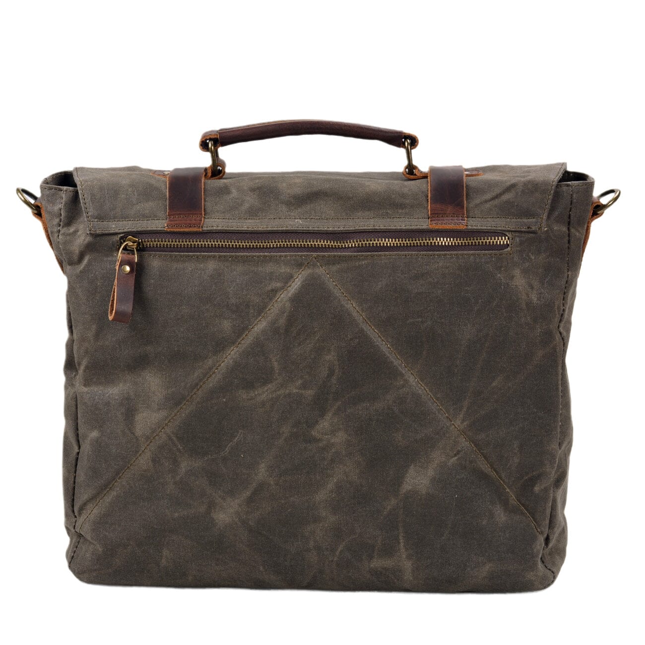 Ryan | Canvas shoulder bag made of Genuine Leather