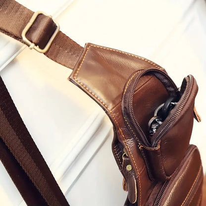 Zachary | Sturdy shoulder bag made of Genuine Leather