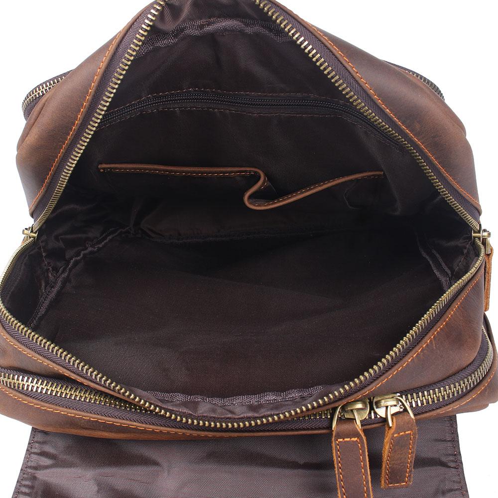 Robert | Sturdy travel backpack made of Genuine Leather