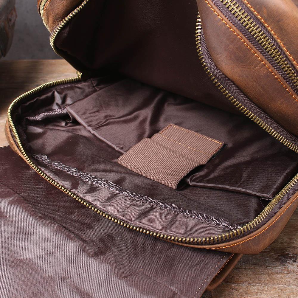 Robert | Sturdy travel backpack made of Genuine Leather