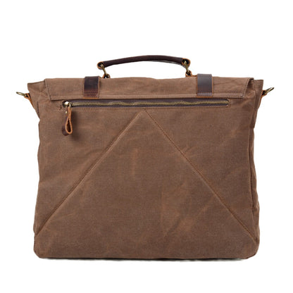 Ryan | Canvas shoulder bag made of Genuine Leather