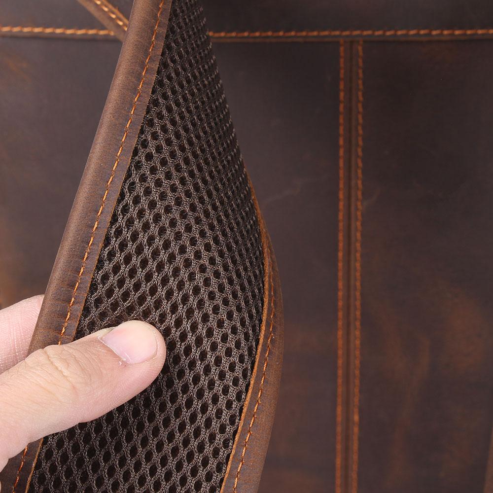 Robert | Sturdy travel backpack made of Genuine Leather