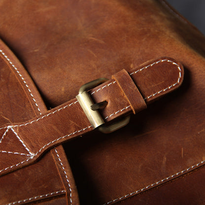 Jeffrey | Classic backpack made of Genuine Leather