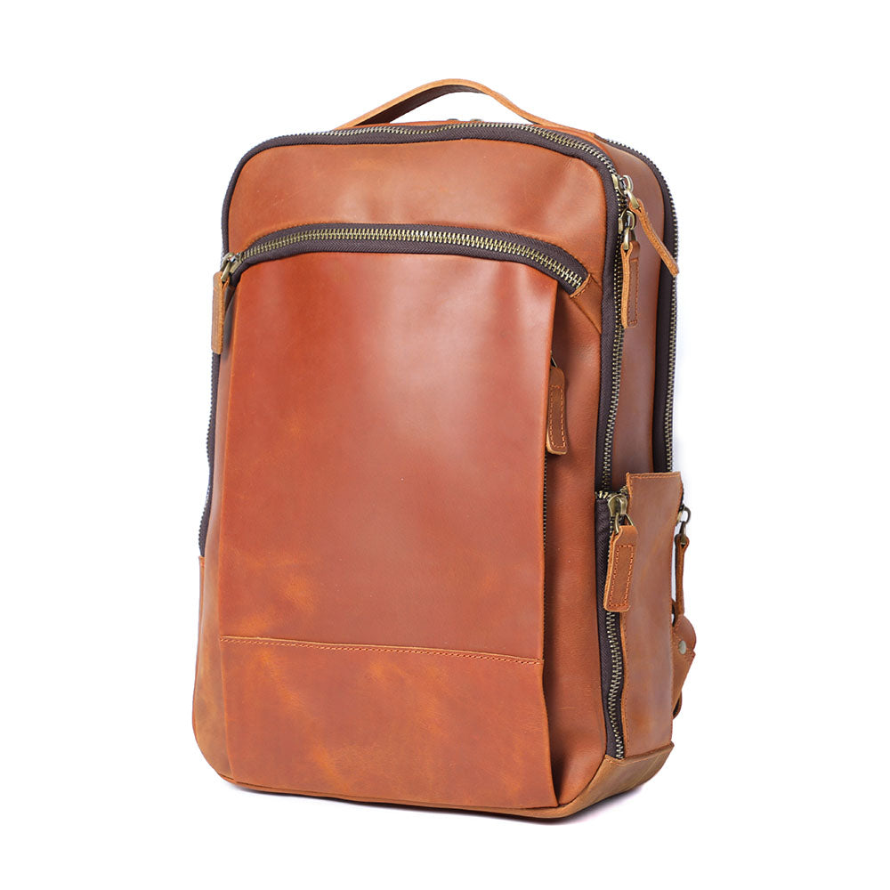 Andrew | Genuine Leather Laptop Backpack for Work