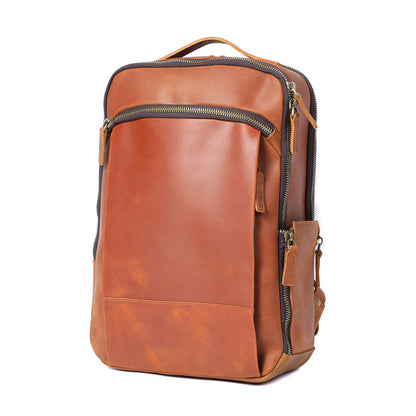 Andrew | Genuine Leather Laptop Backpack for Work