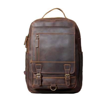 Jason | Genuine Leather backpack for everyday use