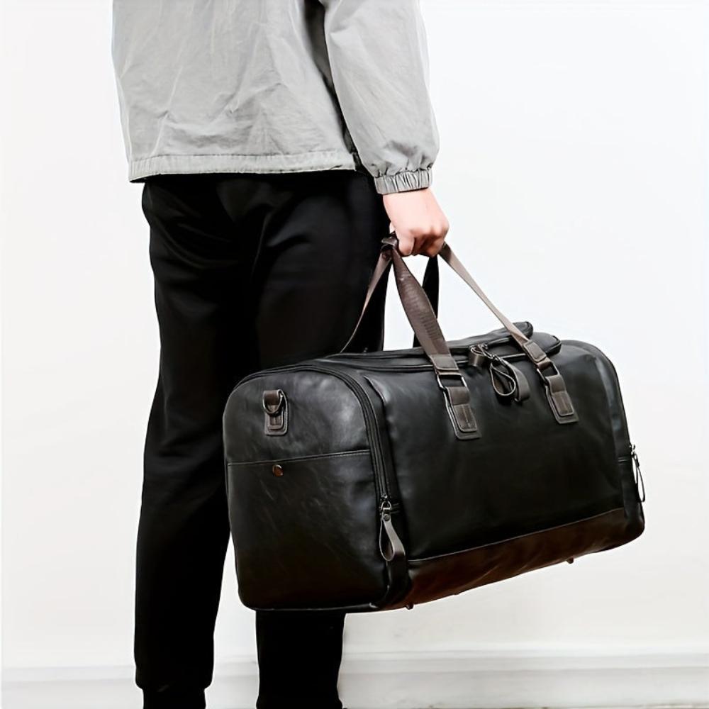 Everett | Large duffle bag for travel made of Genuine Leather