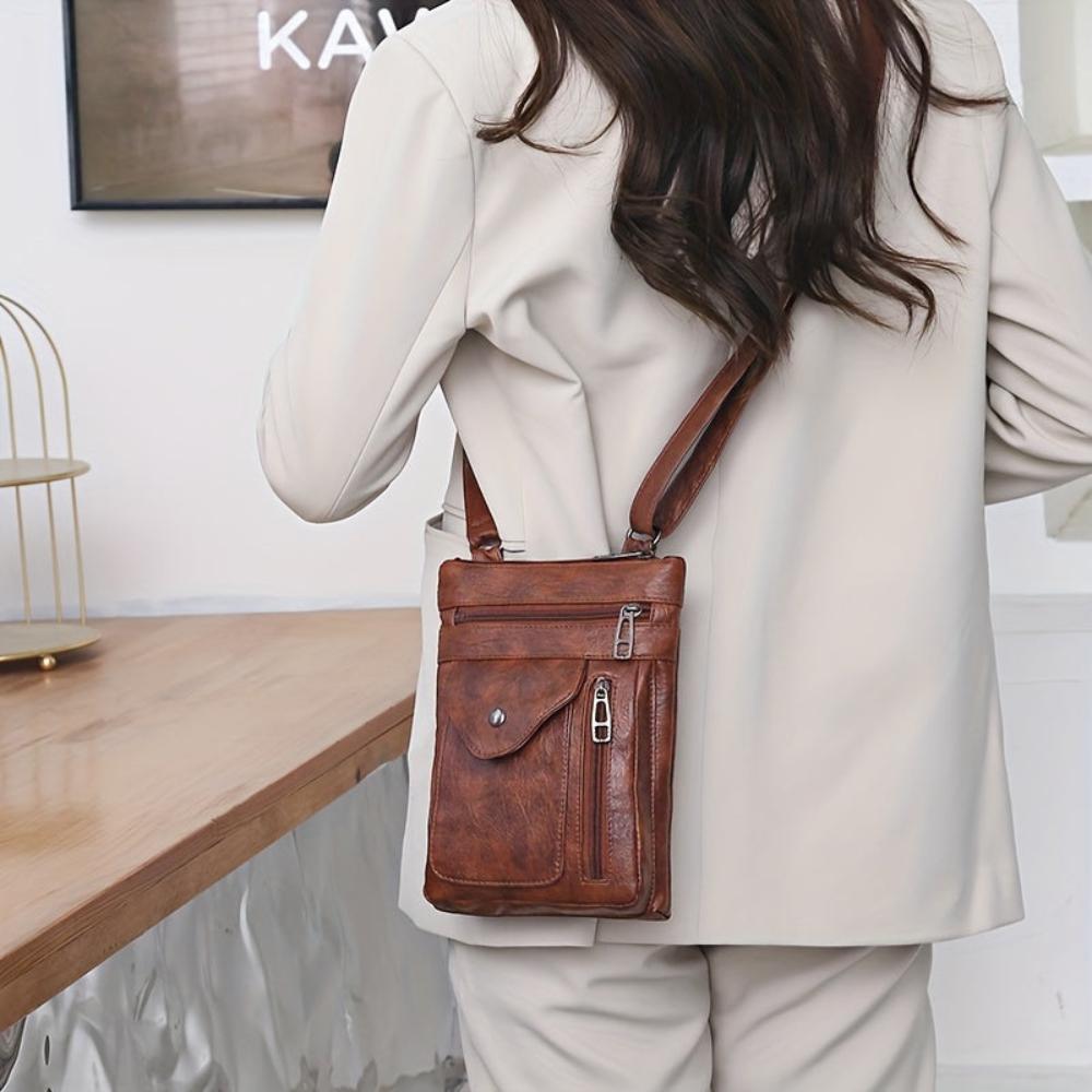 Lina | Vintage feel, everyday comfort — Leather Shoulder Bag