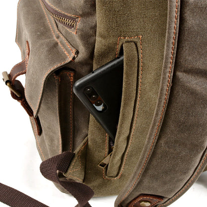 Brian | Canvas backpack with lots of space