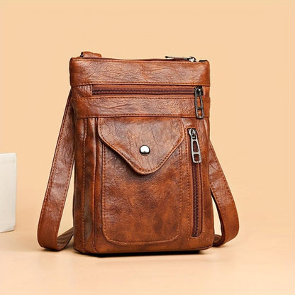 Lina | Vintage feel, everyday comfort — Leather Shoulder Bag