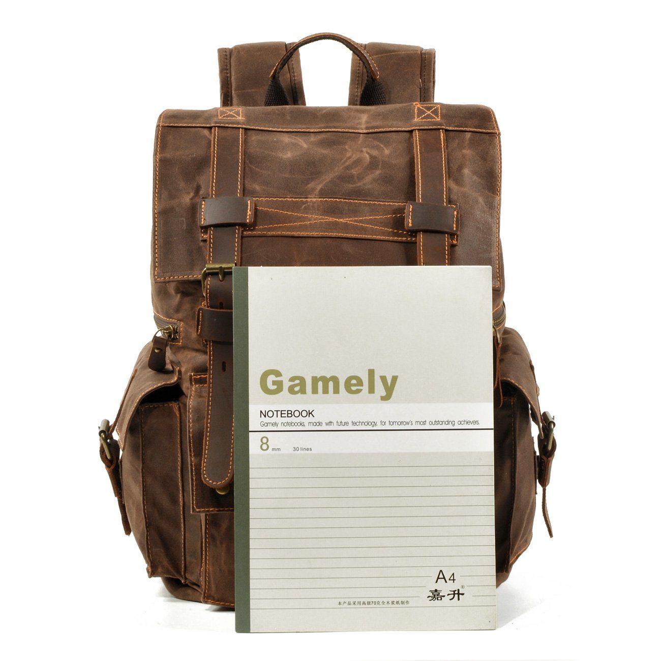Brian | Canvas backpack with lots of space