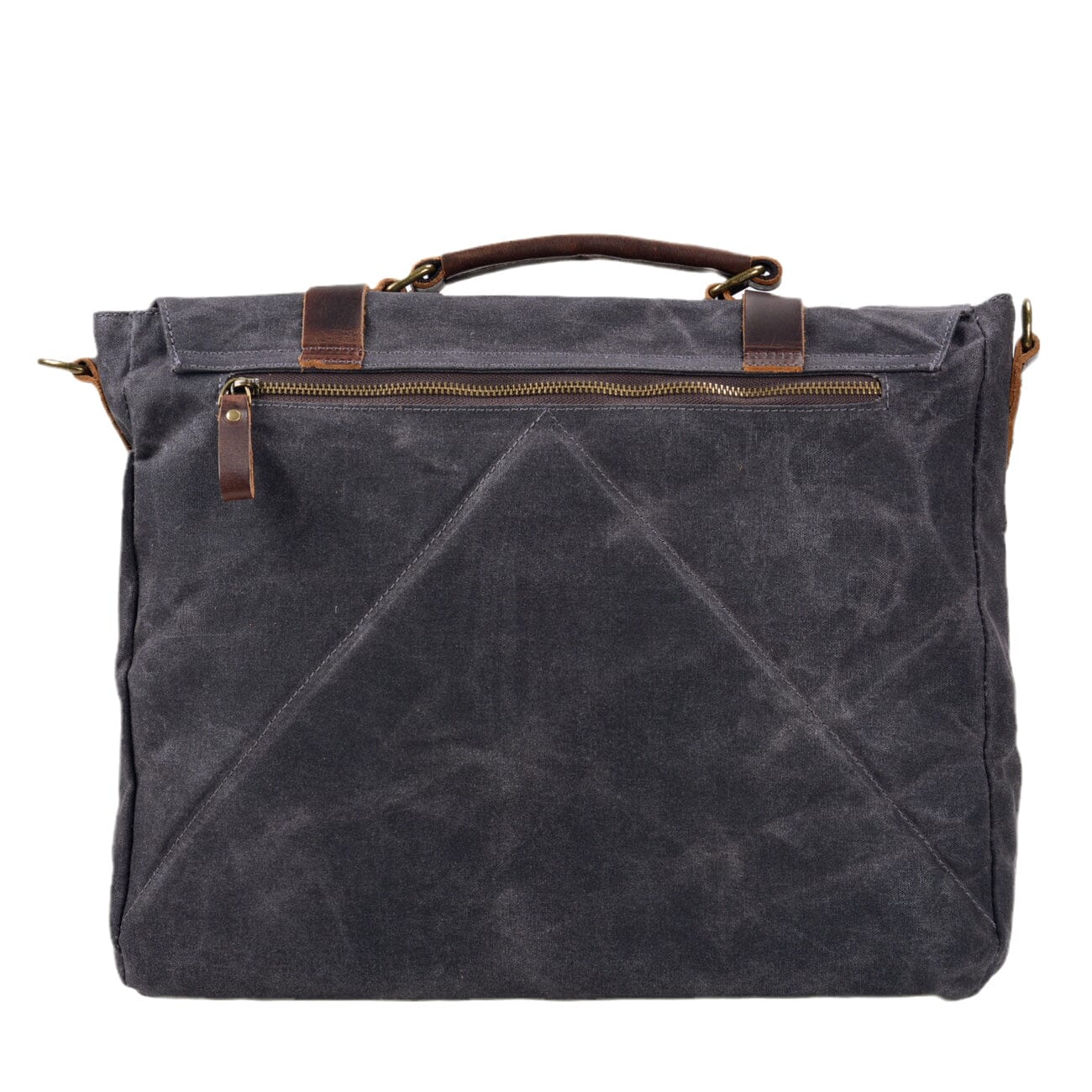 Ryan | Canvas shoulder bag made of Genuine Leather