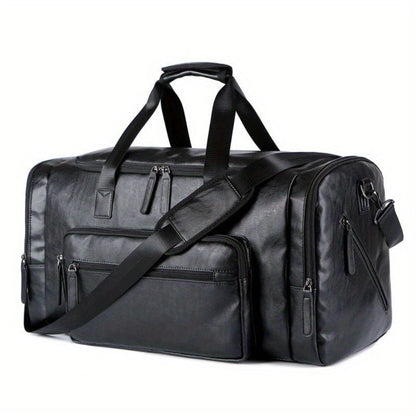 Everett | Large duffle bag for travel made of Genuine Leather