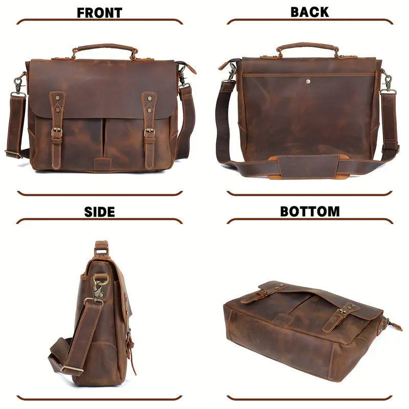 Mark | Genuine Leather Laptop Bag for Work