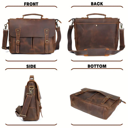 Mark | Genuine Leather Laptop Bag for Work