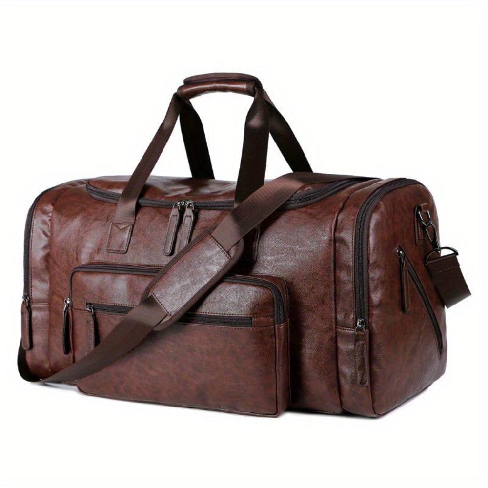 Everett | Large duffle bag for travel made of Genuine Leather