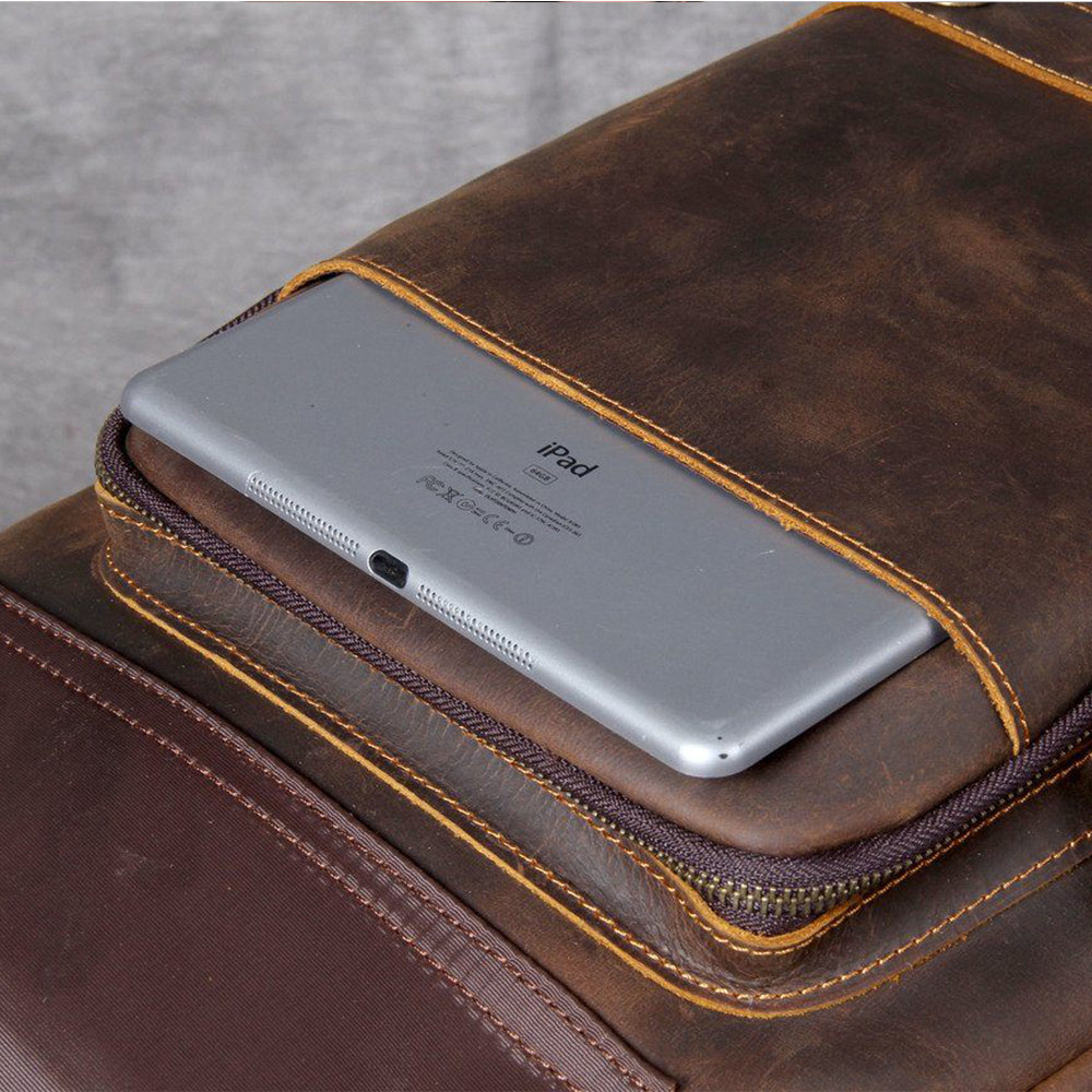 Jason | Genuine Leather backpack for everyday use