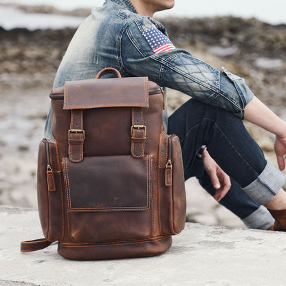 Charles | Laptop backpack made of Genuine Leather
