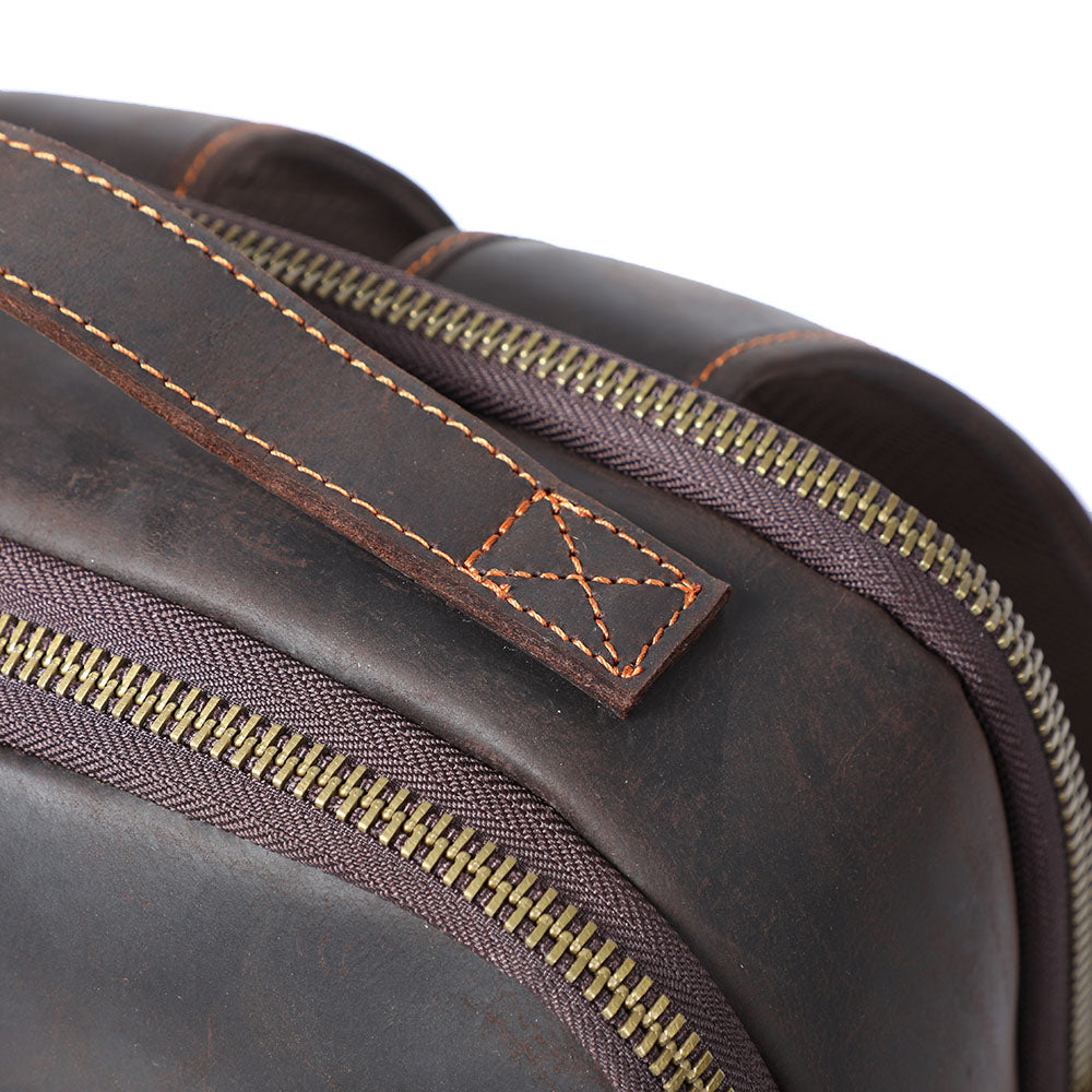 Andrew | Genuine Leather Laptop Backpack for Work