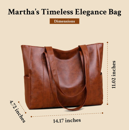 Martha | Long-lasting — Sturdy Leather Handbag