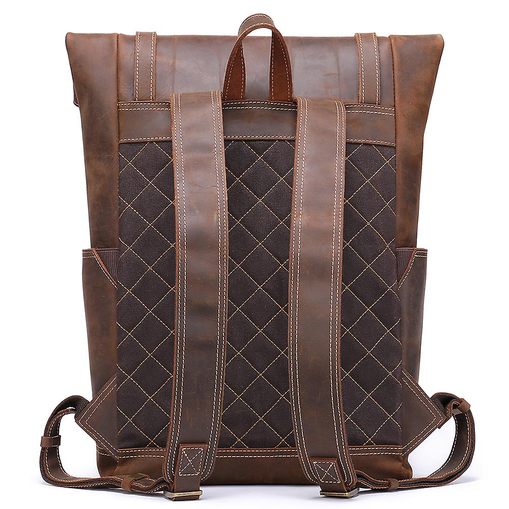 Larry | Retro backpack made of Genuine Leather