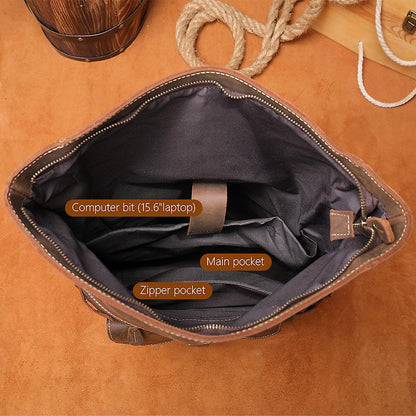 Larry | Retro backpack made of Genuine Leather