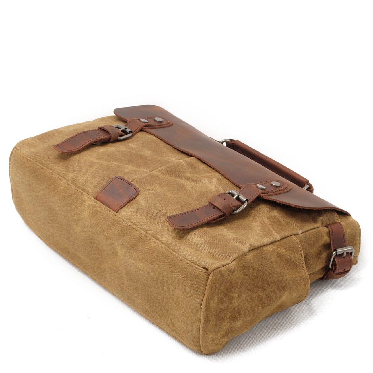 Alexander | Canvas shoulder bag made of Genuine Leather