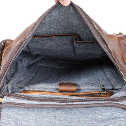 Charles | Laptop backpack made of Genuine Leather