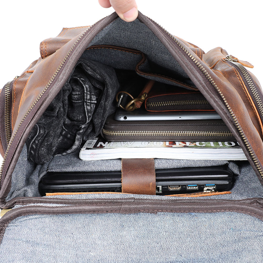 Charles | Laptop backpack made of Genuine Leather