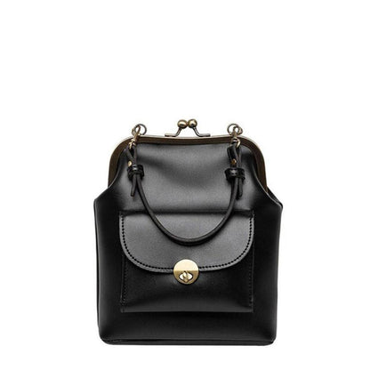 Vintage Kiss-Lock Tas - Retro Chic Essentieel