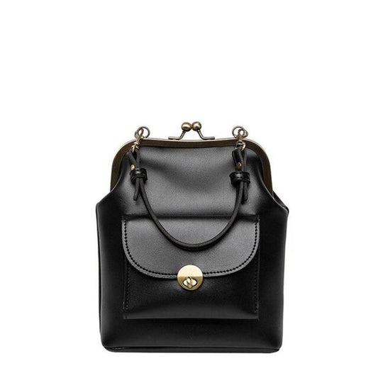 Vintage Kiss-Lock Tas - Retro Chic Essentieel