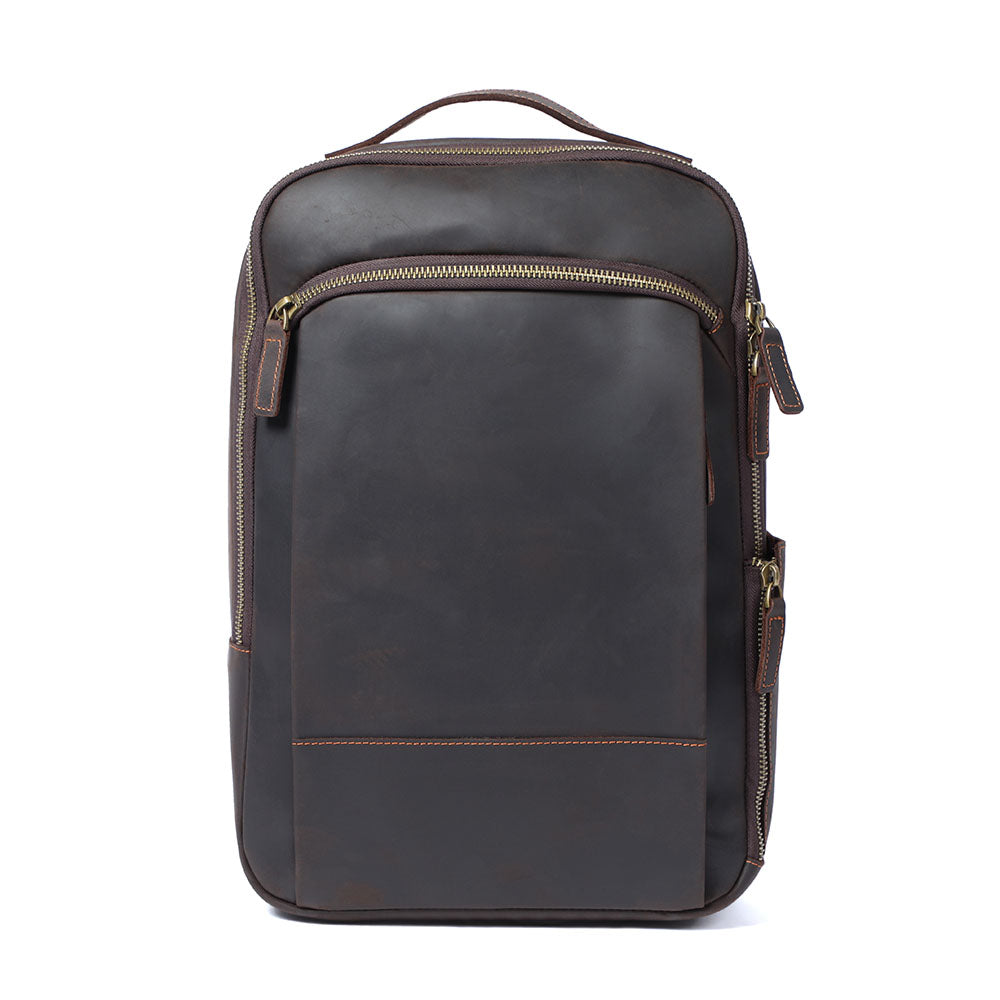 Andrew | Genuine Leather Laptop Backpack for Work