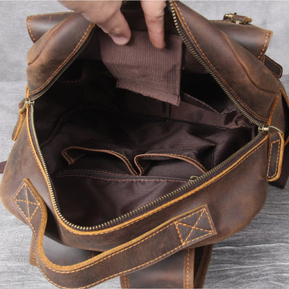 Jason | Genuine Leather backpack for everyday use