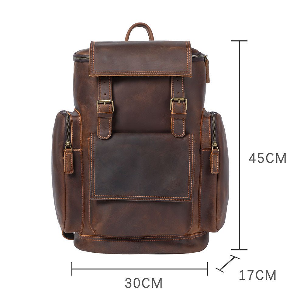 Charles | Laptop backpack made of Genuine Leather