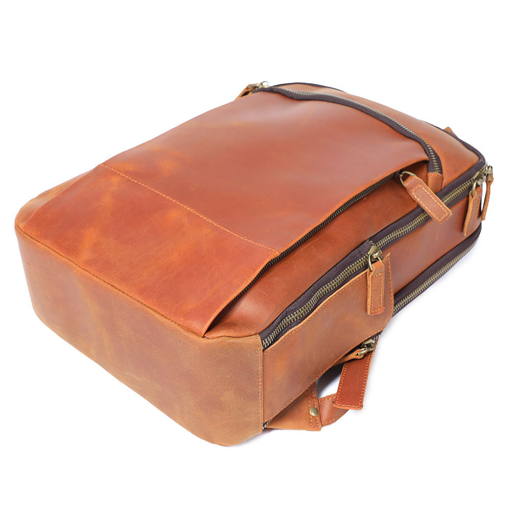 Andrew | Genuine Leather Laptop Backpack for Work